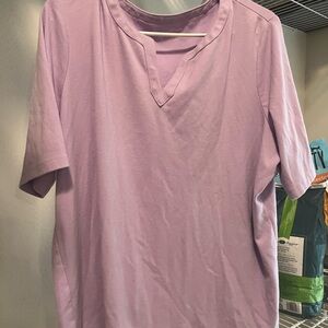 Lavender V-Neck T-Shirt